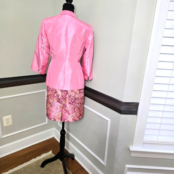 Pink 2pc suit by LeSuit, 6P, - Picture 9 of 9